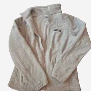 Columbia Light Gray Fleece Jacket